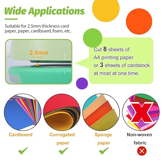 UCEC 1 Inch Circle Punch, Circle Hole Punch, Paper Punch, Paper Punches Craft - Image 4