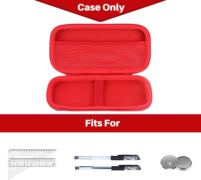 Hard Case Replacement for Texas Instruments TI-30XIIS TI-30XS TI-30Xa TI-36X Pro Scientific Calculator Case Only (Red Case)-DeskLoop Office
