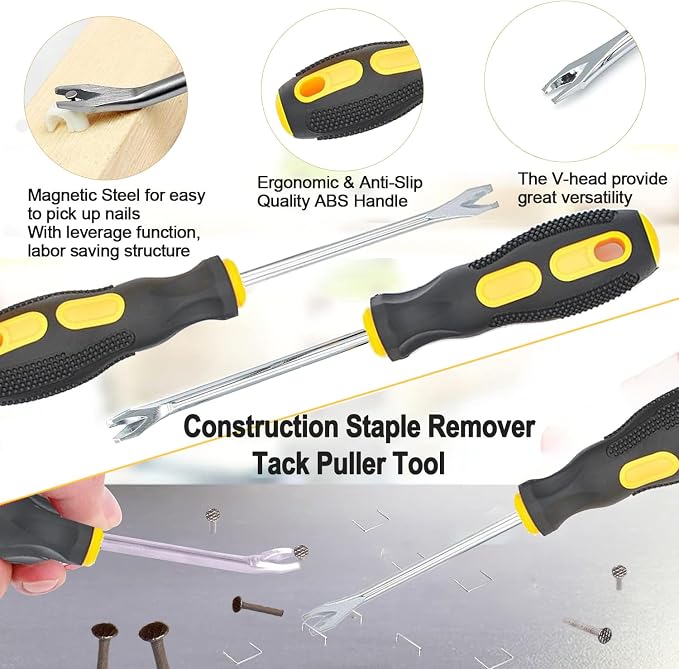 4Pcs Upholstery and Construction Staple Remover - Image 4