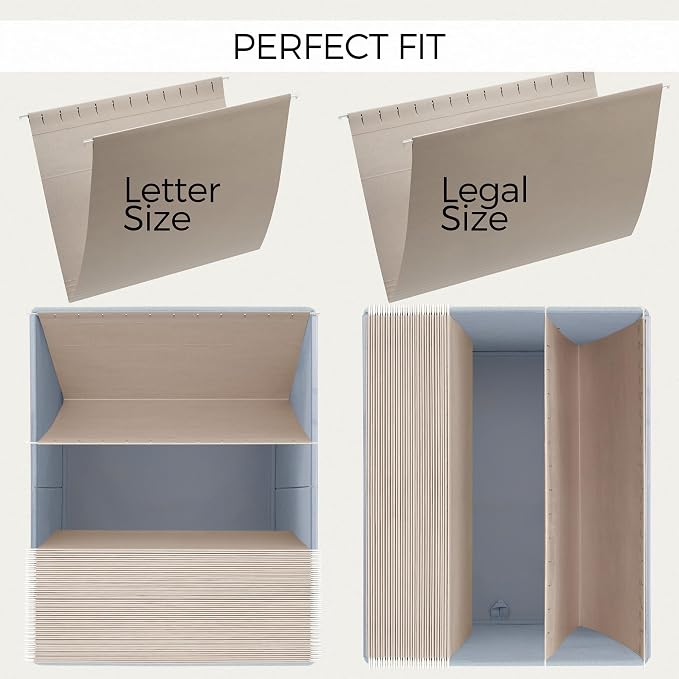 Decorative File Organizer Box Set of 2 - Image 5