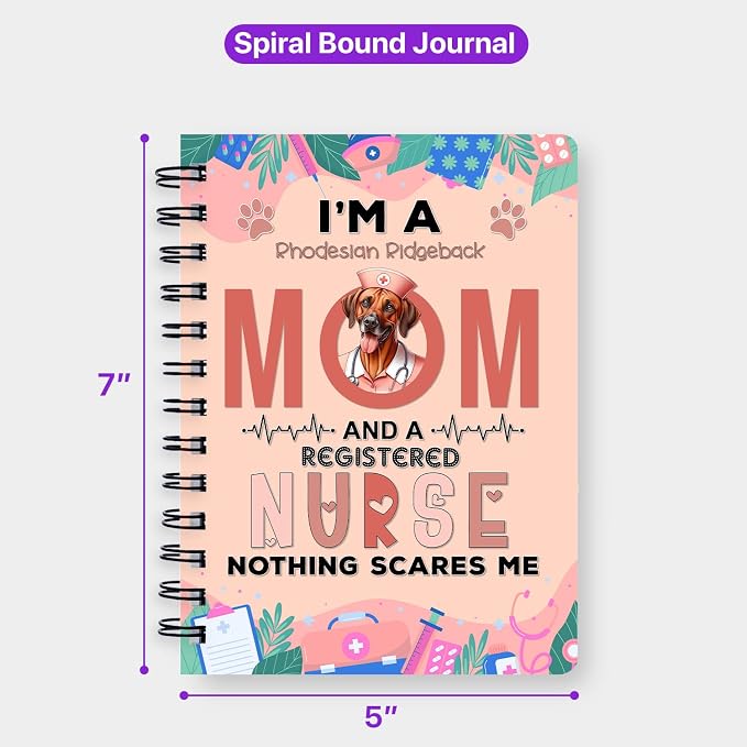 Ninety3POD I'm a Rhodesian Ridgeback Mom and a Registered Nurse Nothing Scares - Image 5