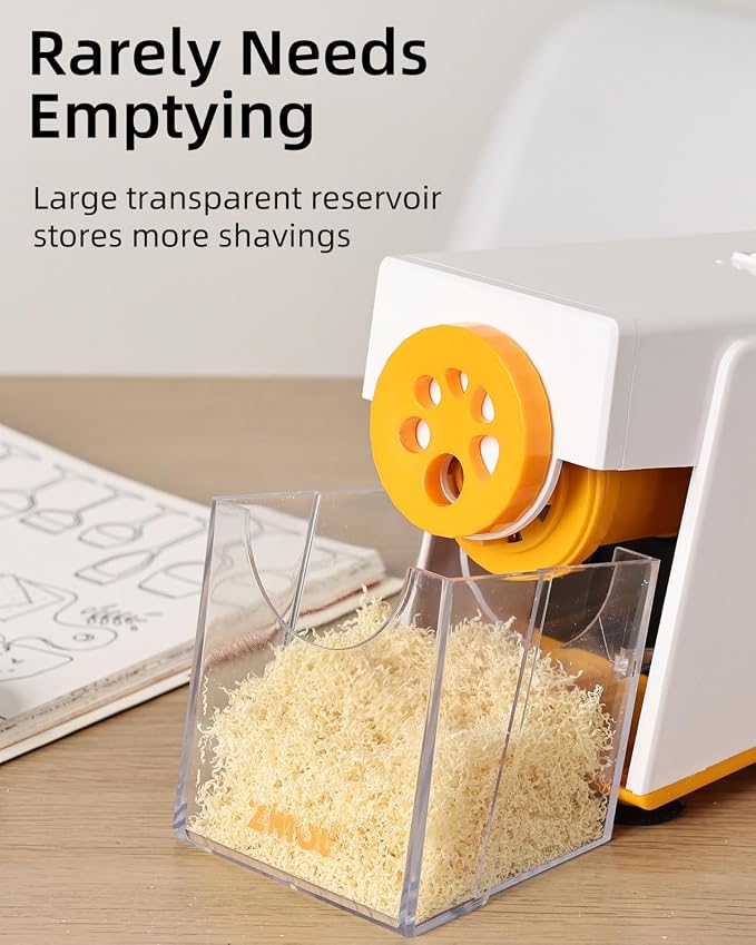 ZMOL Heavy Duty Electric Pencil Sharpener, 6-Hole Classroom Pencil Sharpener - Image 9