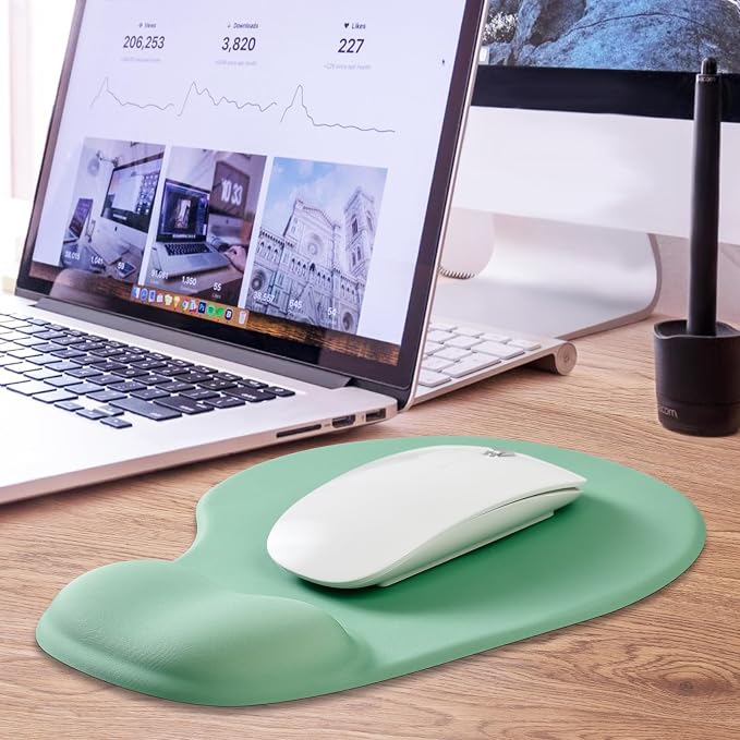JIKIOU Mouse Pad, 2 Pack Ergonomic Mouse Pads - Image 7