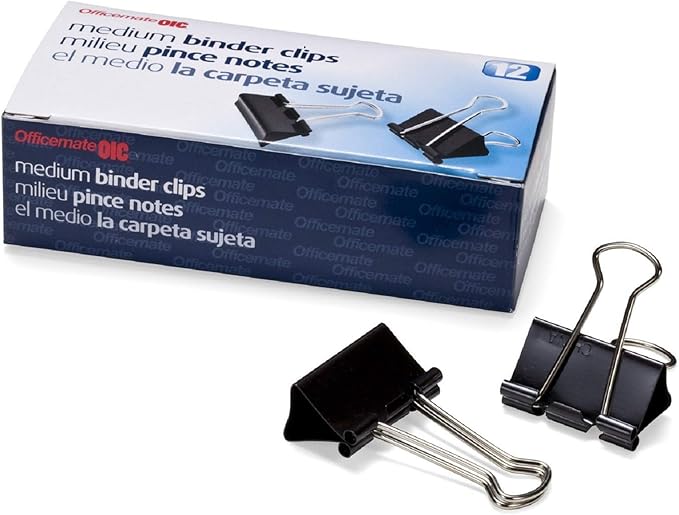 Officemate Medium Binder Clips by Officemate