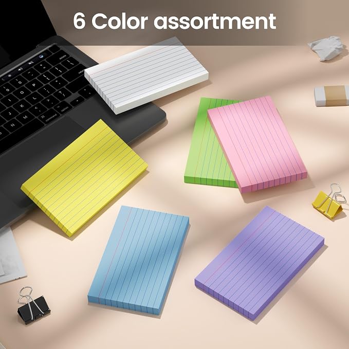 300 Count Index Cards 3x5 Inch Colored - Image 7