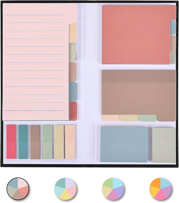 Mr. Pen- Sticky Notes Set, 410 Pack, Ruled | Dotted & Blank Notes by MrPen