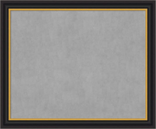 Amanti Art Black Framed Magnetic Board 38x46 X-Large Vision Board by AmantiArt