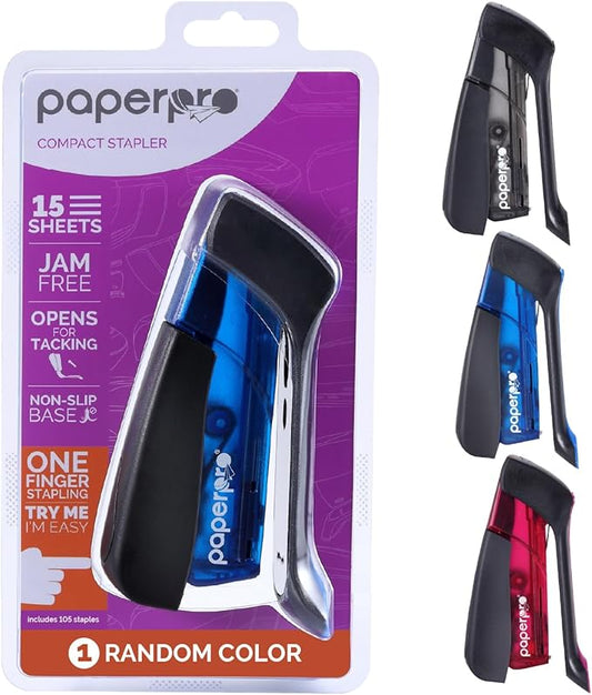PaperPro Compact Classic Desktop Stapler, 15 Sheet Capacity, No Effort by BostitchOfficeProducts