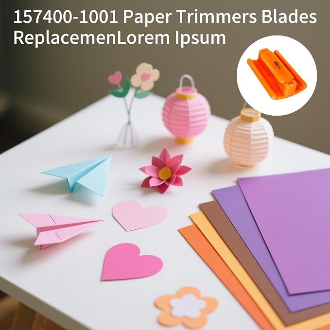 6-Pack 157400-1001 Replacement Blades, TripleTrack High Profile Style I Paper - Image 6