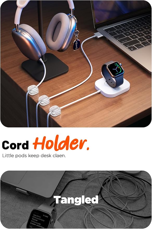 Cable Clips, Transparent Clear - Image 2