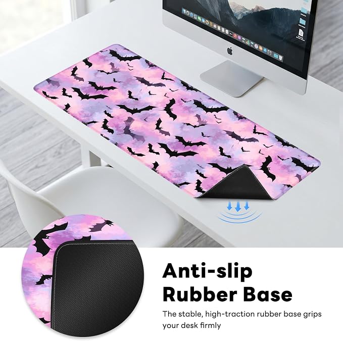 Desk Mat, Big Desk Pad, 31.5x11.8 Inches Extended Big Gaming Mouse Pad - Image 6