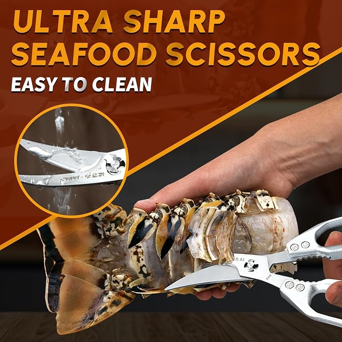 Huusk Seafood Scissors Silver - Image 2