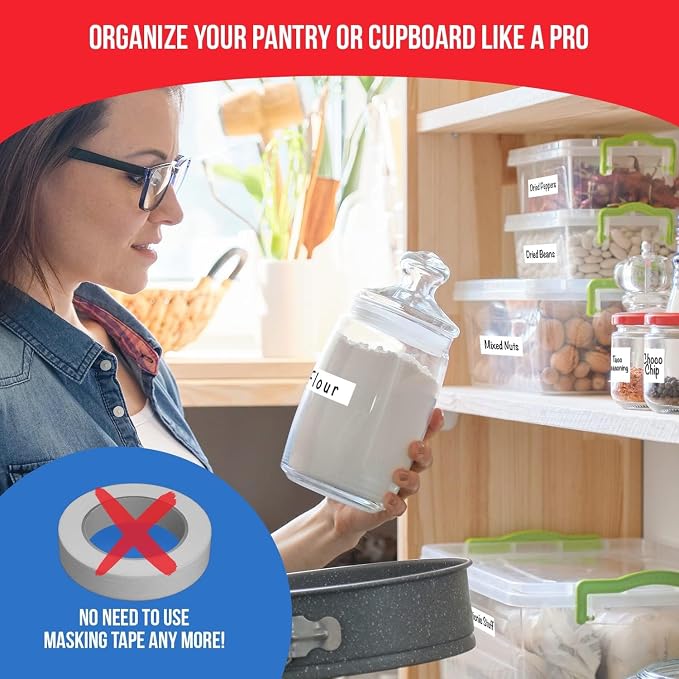 Removable Dry Erase Labels for Food Containers - Image 6