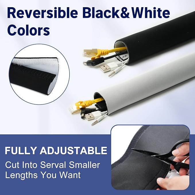 Cable Management Sleeve 10ft - Image 5