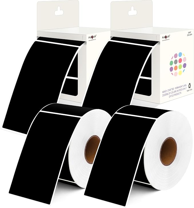 PARLAIM 3x5 inch Rectangle Color Code Stickers by PARLAIM