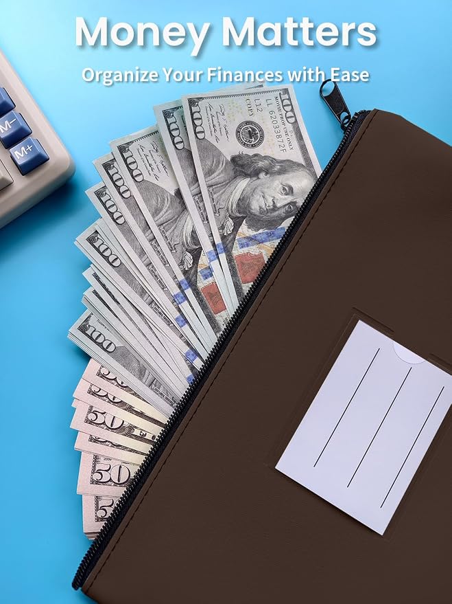 4-Pack Bank Deposit Money Bags - Image 3