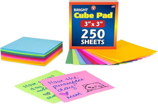 Hygloss Note Paper Cube by HyglossProductsInc