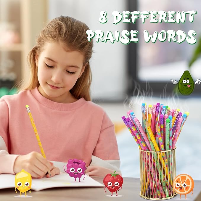 Leinuosen 200 Pcs Scented Pencils Bulk - Image 2