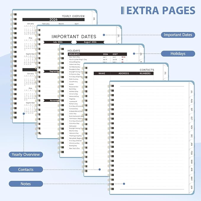 Planner 2026-2027, Weekly and Monthly Academic Planner, July 2026 - Image 5