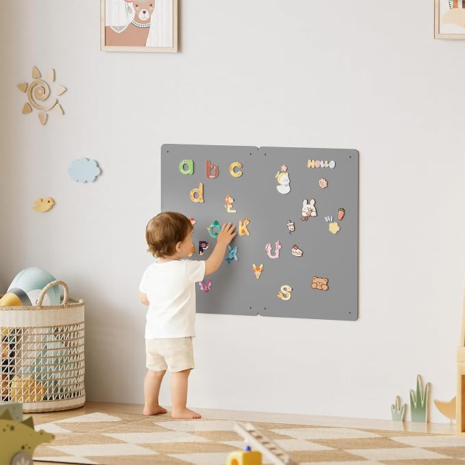 2 Pack Magnetic Board for Wall, 17.5" x 11.4" Magnet Bulletin Memo Board - Image 2