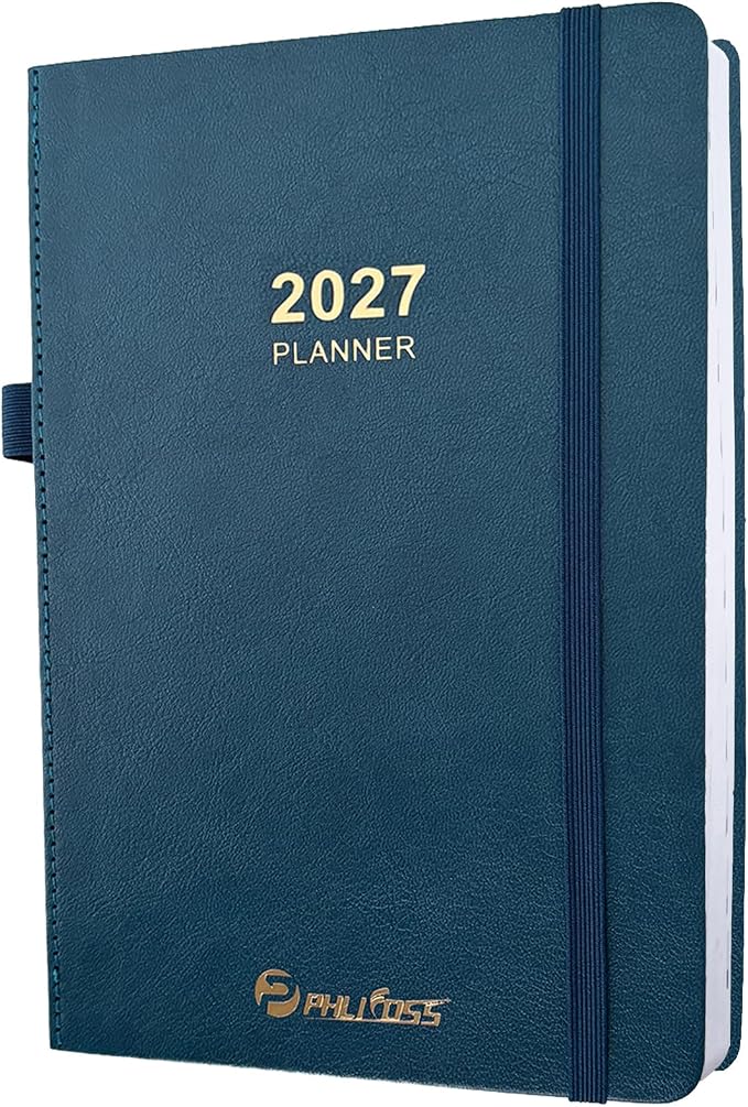 2027 Daily Planner/Calendar, One Page Per Day, Daily Monthly Agenda Planner by PHLIFOSS