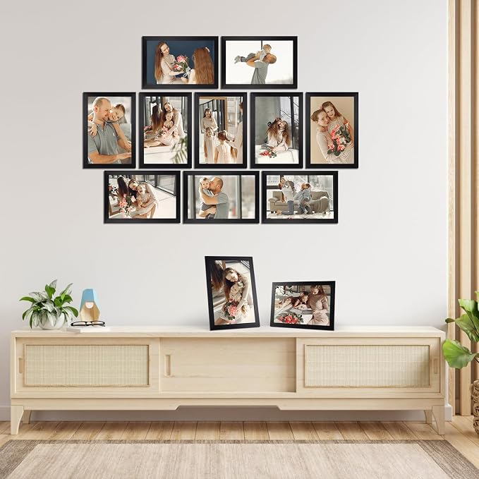 Giftgarden 8x12 Picture Frame Black, 12 Pack - Image 4