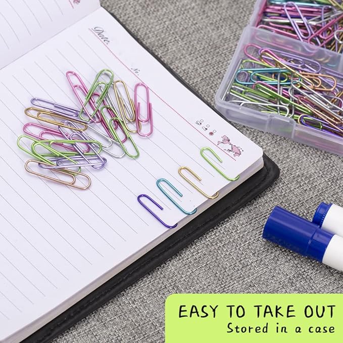Paper Clips, PaperClips Assorted Colors, Paper Clips - Image 7