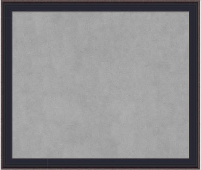 Amanti Art Black Framed Magnetic Board 23x27 Medium Vision Board by AmantiArt