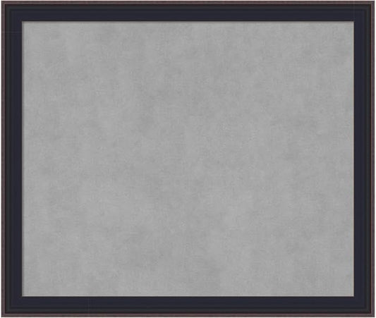 Amanti Art Black Framed Magnetic Board 23x27 Medium Vision Board by AmantiArt