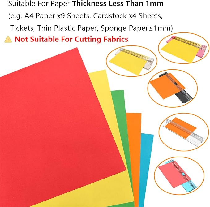 A4 Paper Cutter, 14.5Inch Aluminum Alloy Blade Straight Trimmers - Image 7