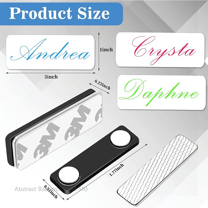 Magnetic Name Tags, Reusable Name Tags - Image 4