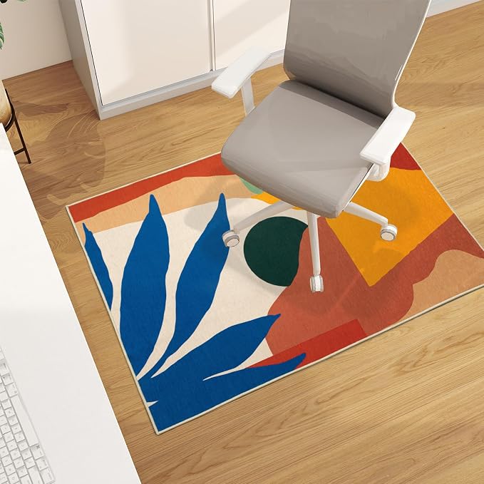 Office Chair Mat for Hardwood Floor, Machine Wash by CHAKME