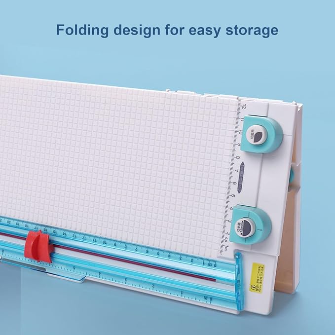 Paper Trimmer Scoring Board Craft Paper Cutter Folding Scorer 7in1 - Image 2