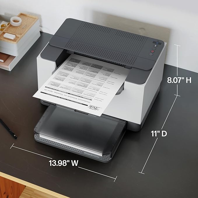 HP Laserjet M207dw Laser Wireless Printer, Black and White, Duplex, Best for Office-DeskLoop Office