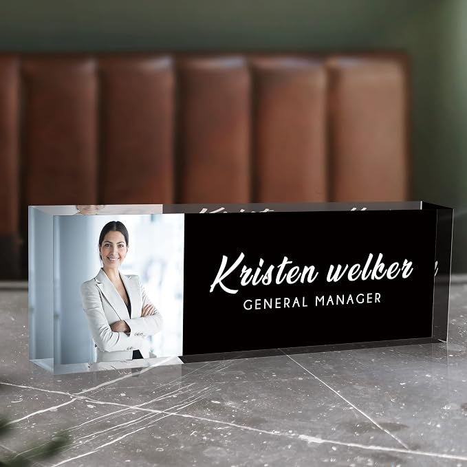 Desk Name Plate Personalized, Custom Name Plates - Image 3