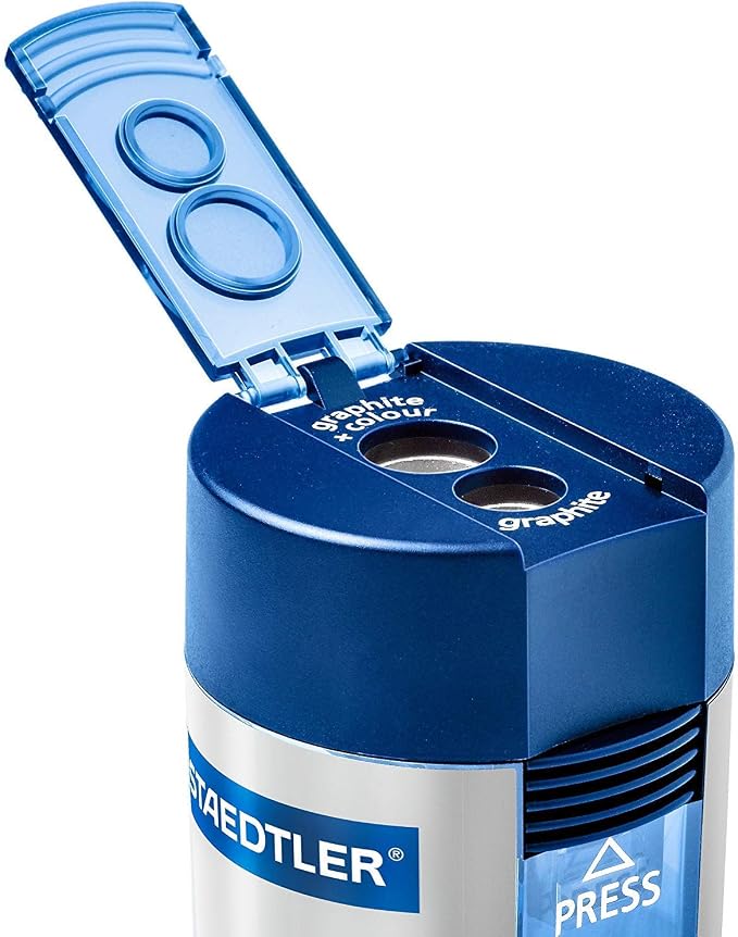 Staedtler Double-hole Tub Pencil Sharpener, No Packing - Image 3