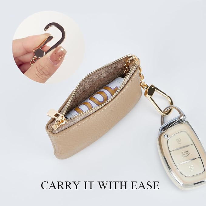 Full Grain Leather Coin Purse - Image 6