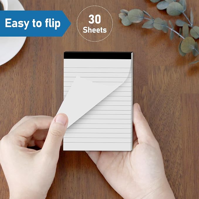 20 Pcs Perforated Note Pads College Ruled - Image 3