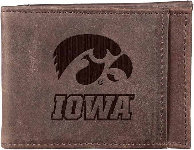 Team Sports America NCAA University of Iowa Front Pocket Slim Wallet by TeamSportsAmerica