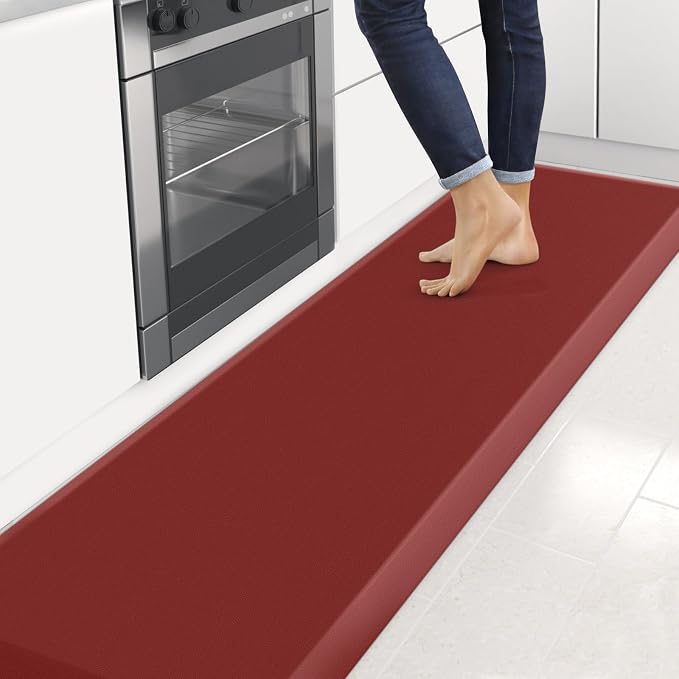 4/5 Inch Thick Kitchen Mats for Floor, StepRite Kitchen Rug for Standing Desk by Bringcushiontoyourlife
