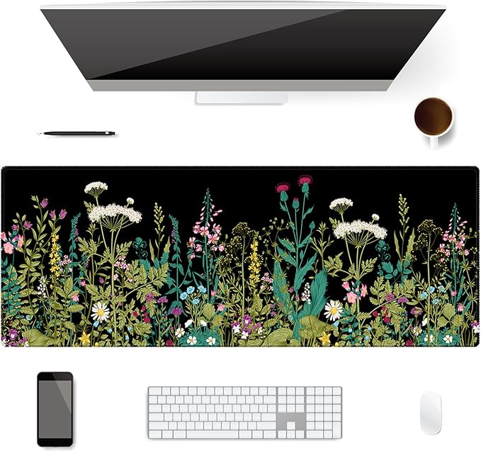 Extended Desk Mat, iDonzon Soft Cute Extra Large XXL Waterproof Gaming Mouse Pad by iDonzon