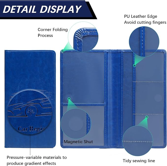 Car Registration and Insurance Card Holder - Image 4