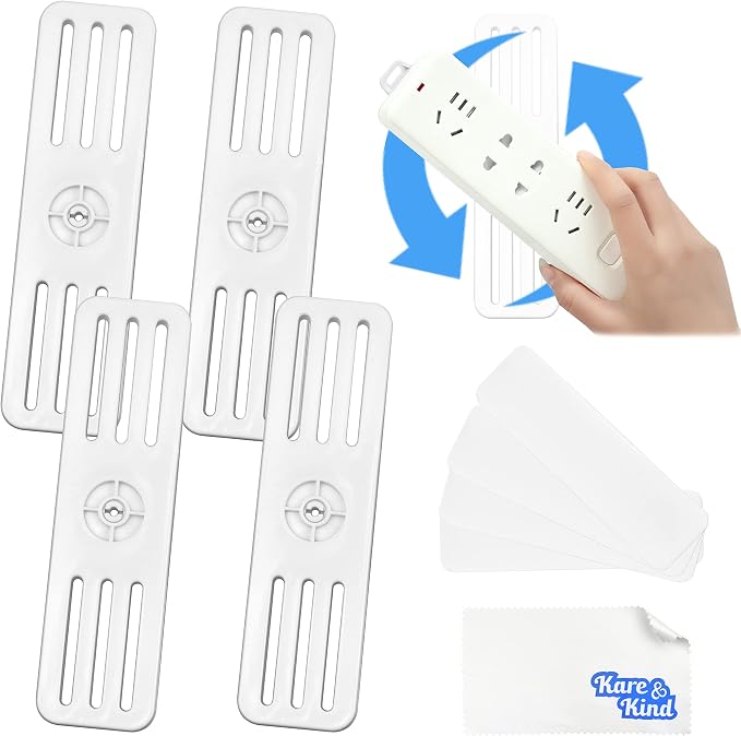 Self Adhesive Power Strip Holder 4 Pack - Image 7