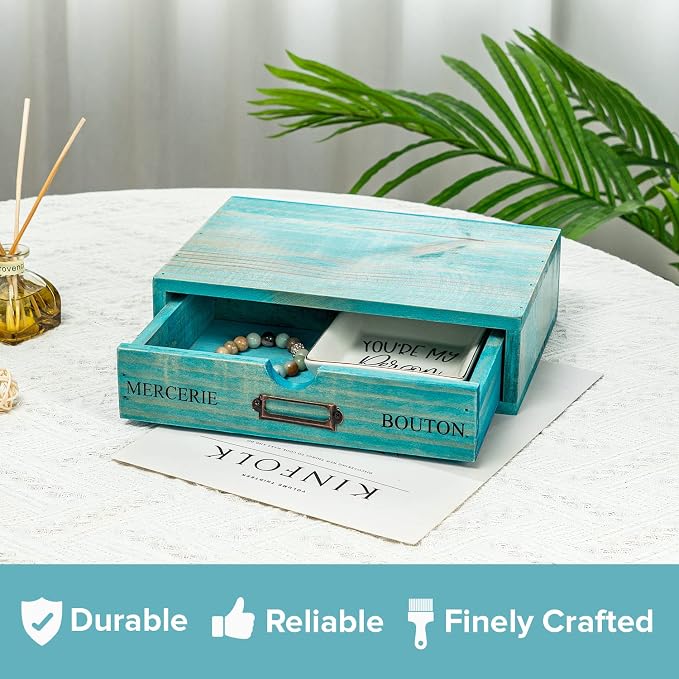 Turquoise Single Drawer Unit - Image 8