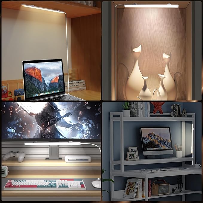 12 Inch LED Light Bar USB Powered 3 Colors, Dimmable Magnetic Frosted Cover | - Image 5