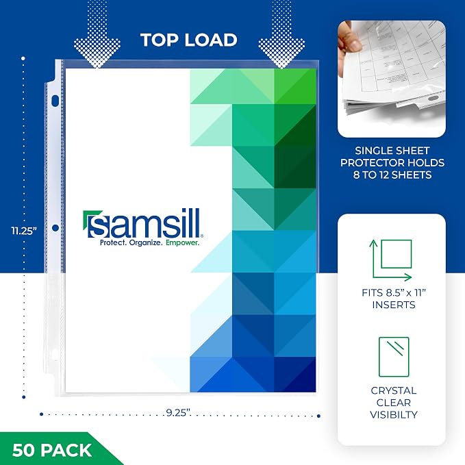 Samsill Heavy Duty Sheet Protectors - Image 2