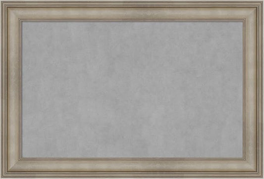 Amanti Art Silver Framed Magnetic Board 25x37 Large Vision Board by AmantiArt