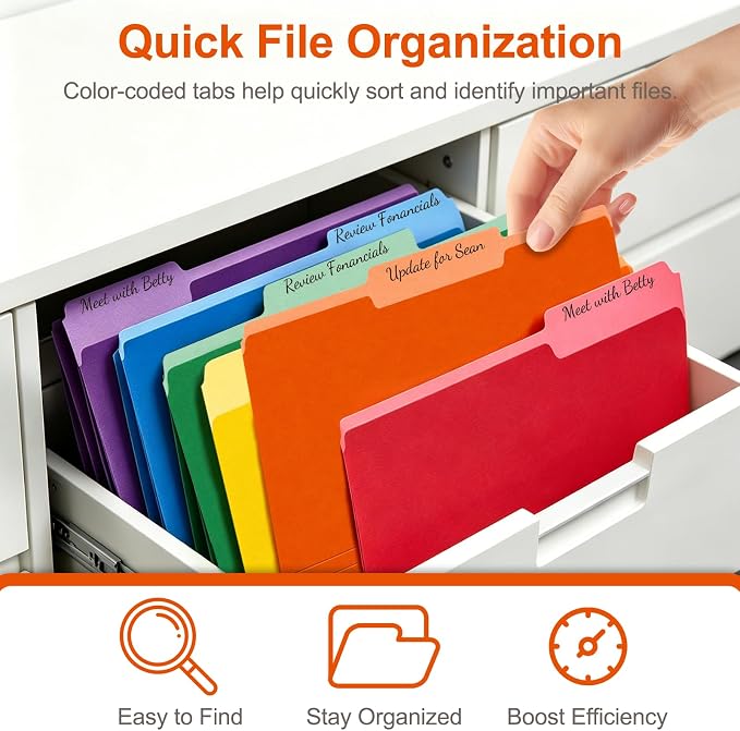 Colored File Folders, Manila Folders - Image 7