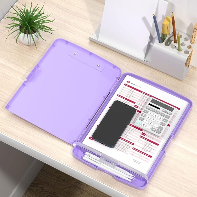 Rimilak Clipboard with Storage, 8.5 x 11'' High Capacity Clip Board, - Image 7