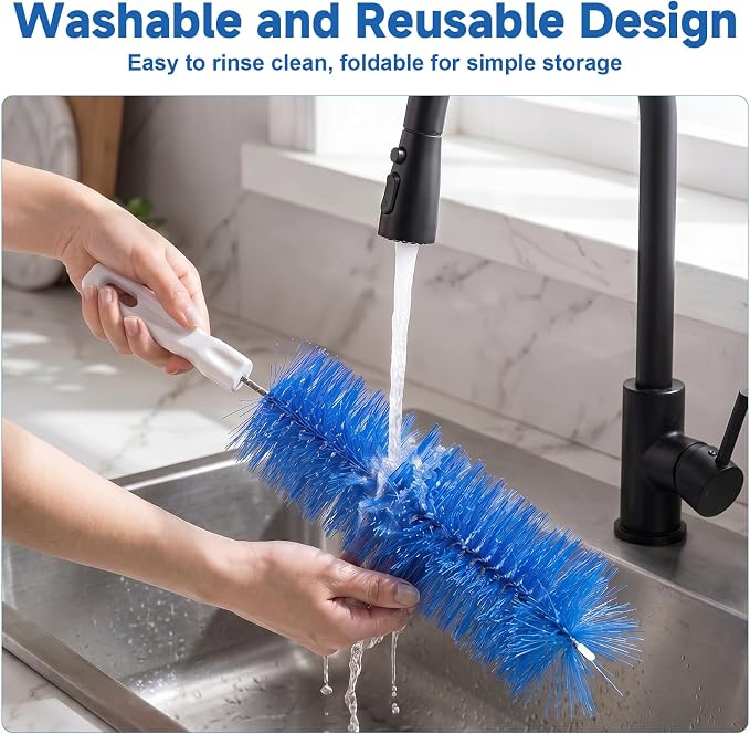 Fan Cleaning Brush, CN1ST 2PCS Brush Reusable Removes Dirt from Fans, Air - Image 6